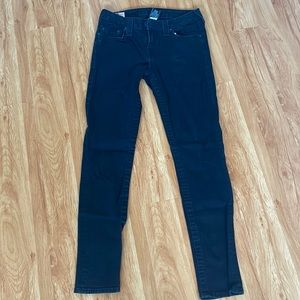 True Religion Halle black jeans size 28
